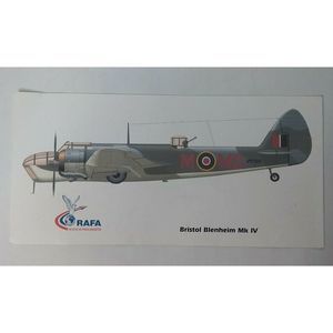 1998 Advertisement RAFA Bristol Blenheim MK IV Bomber Airplane Aviation Print Ad